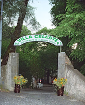 L'entrata di Villa Celeste